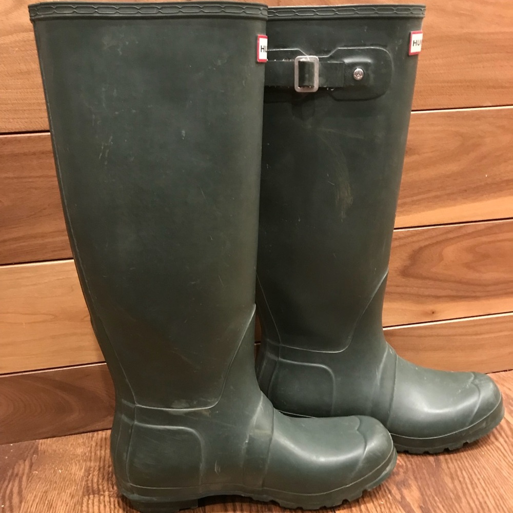 Hunter Rainboots- green
